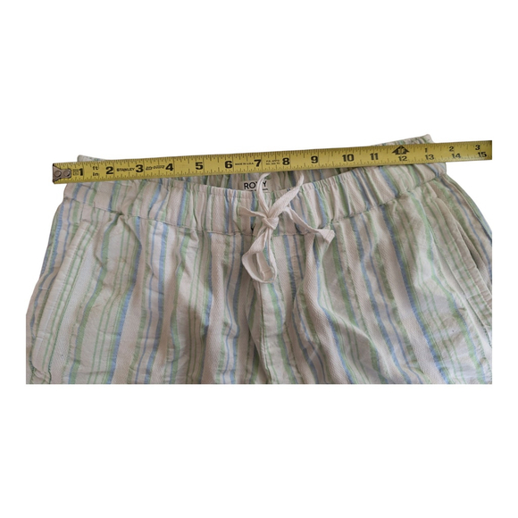 Roxy Women’s Impossible Love Shorts Size S Beach Surf Striped - Picture 9 of 9